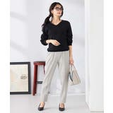 【洗える/UVカット】Vネックパフスリーブニット | a.v.v【WOMEN】 | 詳細画像41 