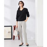 【洗える/UVカット】Vネックパフスリーブニット | a.v.v【WOMEN】 | 詳細画像43 