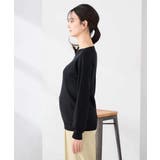 【WEB限定/洗える/UVカット】ボートネックパフスリーブニット | a.v.v【WOMEN】 | 詳細画像19 