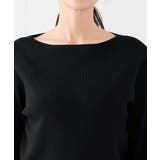 【WEB限定/洗える/UVカット】ボートネックパフスリーブニット | a.v.v【WOMEN】 | 詳細画像21 