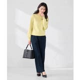 【WEB限定/洗える/UVカット】ボートネックパフスリーブニット | a.v.v【WOMEN】 | 詳細画像33 