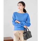 【WEB限定/洗える/UVカット】ボートネックパフスリーブニット | a.v.v【WOMEN】 | 詳細画像37 