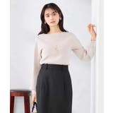 【WEB限定/洗える/UVカット】ボートネックパフスリーブニット | a.v.v【WOMEN】 | 詳細画像44 