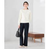 【WEB限定/洗える/UVカット】ボートネックパフスリーブニット | a.v.v【WOMEN】 | 詳細画像9 