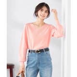【WEB限定/洗える/UVカット】Vネックパフスリーブニット | a.v.v【WOMEN】 | 詳細画像1 