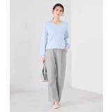 【WEB限定/洗える/UVカット】Vネックパフスリーブニット | a.v.v【WOMEN】 | 詳細画像13 