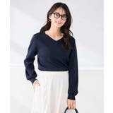 【WEB限定/洗える/UVカット】Vネックパフスリーブニット | a.v.v【WOMEN】 | 詳細画像17 