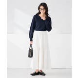 【WEB限定/洗える/UVカット】Vネックパフスリーブニット | a.v.v【WOMEN】 | 詳細画像21 