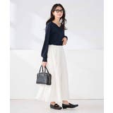 【WEB限定/洗える/UVカット】Vネックパフスリーブニット | a.v.v【WOMEN】 | 詳細画像22 