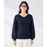 【WEB限定/洗える/UVカット】Vネックパフスリーブニット | a.v.v【WOMEN】 | 詳細画像23 