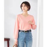 【WEB限定/洗える/UVカット】Vネックパフスリーブニット | a.v.v【WOMEN】 | 詳細画像3 