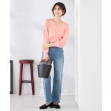 【WEB限定/洗える/UVカット】Vネックパフスリーブニット | a.v.v【WOMEN】 | 詳細画像8 