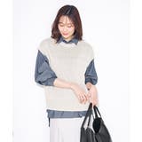 ラメリリヤンニットベスト | a.v.v【WOMEN】 | 詳細画像1 