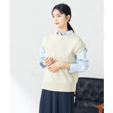 ラメリリヤンニットベスト | a.v.v【WOMEN】 | 詳細画像10 