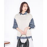 ラメリリヤンニットベスト | a.v.v【WOMEN】 | 詳細画像2 