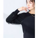 チュール袖ニット | a.v.v【WOMEN】 | 詳細画像17 