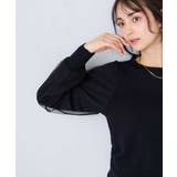 チュール袖ニット | a.v.v【WOMEN】 | 詳細画像18 