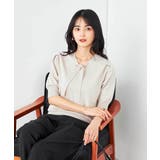 ラメ混ボウタイニット | a.v.v【WOMEN】 | 詳細画像4 