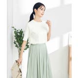 【接触冷感/UVカット/洗える】クルーネック美ラクるサマーニット | a.v.v【WOMEN】 | 詳細画像14 