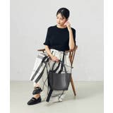 【接触冷感/UVカット/洗える】クルーネック美ラクるサマーニット | a.v.v【WOMEN】 | 詳細画像20 