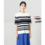 【接触冷感/UVカット/洗える】クルーネック美ラクるサマーニット | a.v.v【WOMEN】 | 詳細画像36 