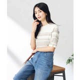 【接触冷感/UVカット/洗える】クルーネック美ラクるサマーニット | a.v.v【WOMEN】 | 詳細画像5 