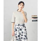 【接触冷感/UVカット/洗える】クルーネック美ラクるサマーニット | a.v.v【WOMEN】 | 詳細画像9 