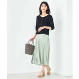 【接触冷感/UVカット/洗える】Vネックハーフスリーブ美ラクるサマーニット | a.v.v【WOMEN】 | 詳細画像16 