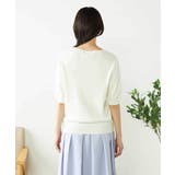 【接触冷感/UVカット/洗える】Vネックハーフスリーブ美ラクるサマーニット | a.v.v【WOMEN】 | 詳細画像22 