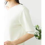 【接触冷感/UVカット/洗える】Vネックハーフスリーブ美ラクるサマーニット | a.v.v【WOMEN】 | 詳細画像24 