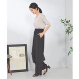 【接触冷感/UVカット/洗える】Vネックハーフスリーブ美ラクるサマーニット | a.v.v【WOMEN】 | 詳細画像4 