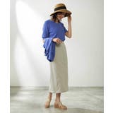 【接触冷感/UVカット/洗える】Vネックハーフスリーブ美ラクるサマーニット | a.v.v【WOMEN】 | 詳細画像49 