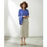 【接触冷感/UVカット/洗える】Vネックハーフスリーブ美ラクるサマーニット | a.v.v【WOMEN】 | 詳細画像50 