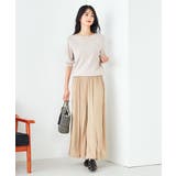 【接触冷感/UVカット/洗える】ボートネックハーフスリーブ美ラクるサマーニット | a.v.v【WOMEN】 | 詳細画像23 