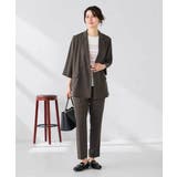 ハーフスリーブクルーネックサマーニット【洗える/接触冷感/UVカット】 | a.v.v【WOMEN】 | 詳細画像10 