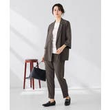 ハーフスリーブクルーネックサマーニット【洗える/接触冷感/UVカット】 | a.v.v【WOMEN】 | 詳細画像12 