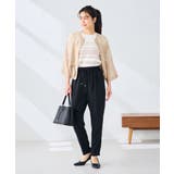 ハーフスリーブクルーネックサマーニット【洗える/接触冷感/UVカット】 | a.v.v【WOMEN】 | 詳細画像17 