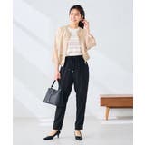 ハーフスリーブクルーネックサマーニット【洗える/接触冷感/UVカット】 | a.v.v【WOMEN】 | 詳細画像18 