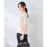 ハーフスリーブクルーネックサマーニット【洗える/接触冷感/UVカット】 | a.v.v【WOMEN】 | 詳細画像20 