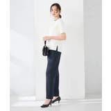 ハーフスリーブクルーネックサマーニット【洗える/接触冷感/UVカット】 | a.v.v【WOMEN】 | 詳細画像30 