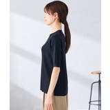 ハーフスリーブクルーネックサマーニット【洗える/接触冷感/UVカット】 | a.v.v【WOMEN】 | 詳細画像36 
