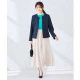 ハーフスリーブクルーネックサマーニット【洗える/接触冷感/UVカット】 | a.v.v【WOMEN】 | 詳細画像51 