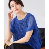 ラメ混メッシュニット | a.v.v【WOMEN】 | 詳細画像1 