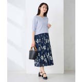 ハーフスリーブVネックサマーニット【WEB限定/洗える/接触冷感/UVカット】 | a.v.v【WOMEN】 | 詳細画像17 