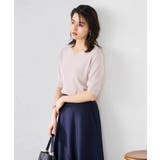ハーフスリーブVネックサマーニット【WEB限定/洗える/接触冷感/UVカット】 | a.v.v【WOMEN】 | 詳細画像20 