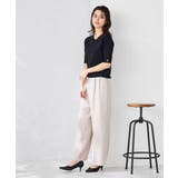 ハーフスリーブVネックサマーニット【WEB限定/洗える/接触冷感/UVカット】 | a.v.v【WOMEN】 | 詳細画像31 