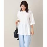 【2SET/洗える】ニットベスト+ペプラムブラウス | a.v.v【WOMEN】 | 詳細画像36