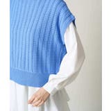 【2SET/洗える】ニットベスト+ペプラムブラウス | a.v.v【WOMEN】 | 詳細画像45