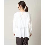 【2SET/洗える】ニットベスト+ペプラムブラウス | a.v.v【WOMEN】 | 詳細画像50