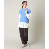 【2SET/洗える】ニットベスト+ペプラムブラウス | a.v.v【WOMEN】 | 詳細画像65